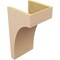 Ekena Millwork 11"W x 11"D x 22"H Wide Stockport Rough Cedar Woodgrain TimberThane Corbel, Primed Tan CORUR11X11X22STORCPR - alternate 5